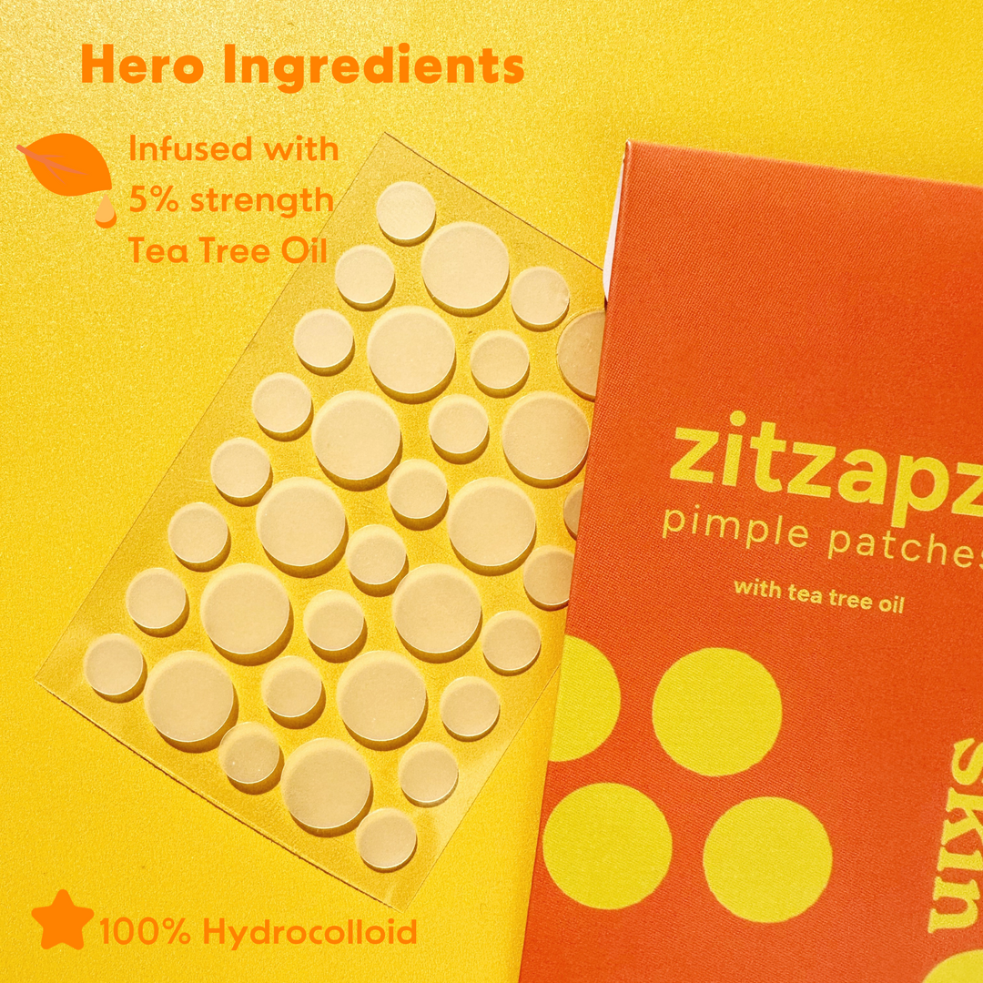 Zitzapz - Tea Tree Infused Clear Pimple Patches - Multi Size